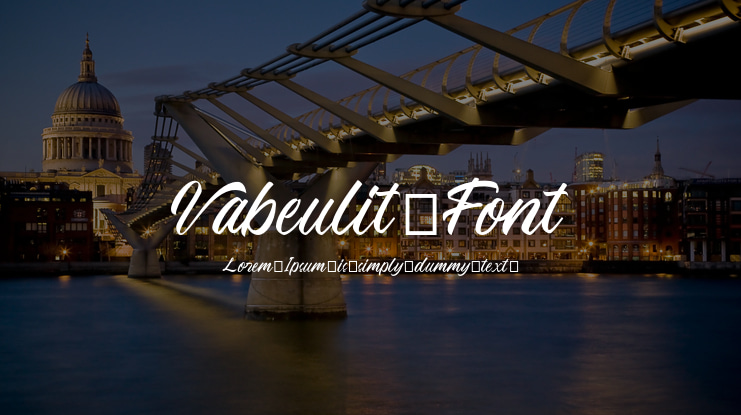 Vabeulit Font