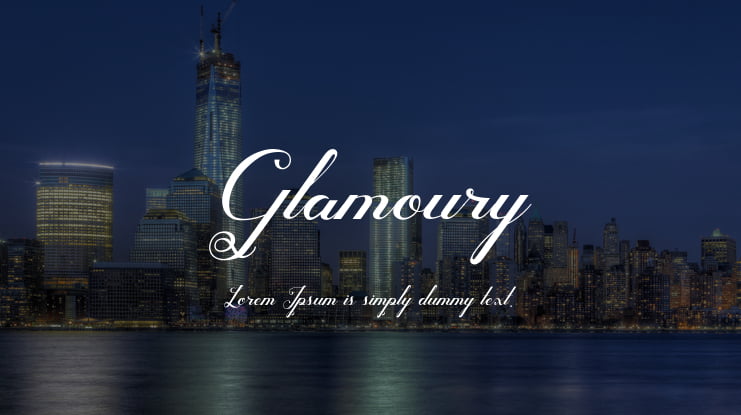 Glamoury Font
