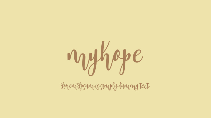 myhope Font
