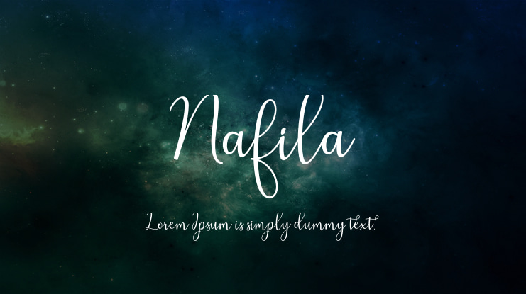 Nafila Font
