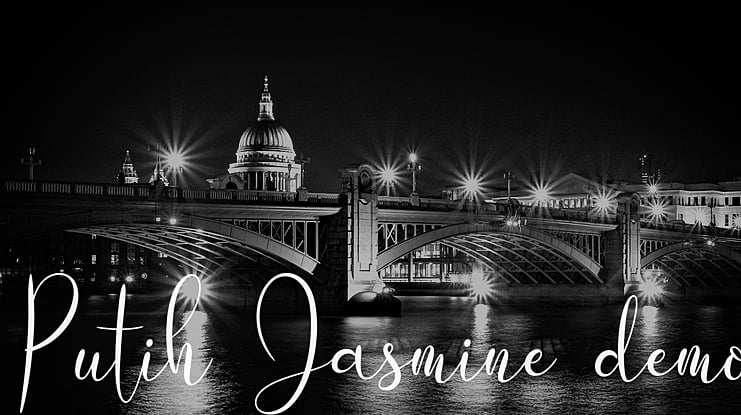 Putih Jasmine demo Font