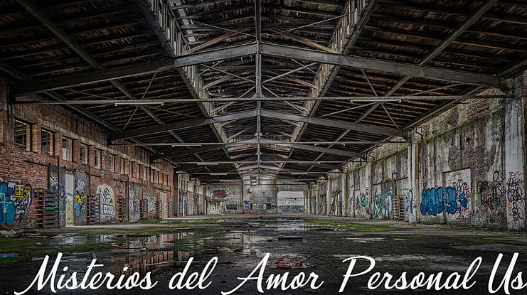 Misterios del Amor Personal Use Font