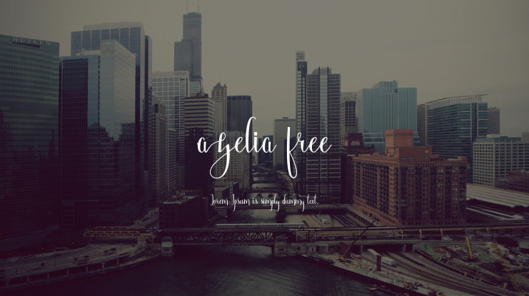 azelia free Font