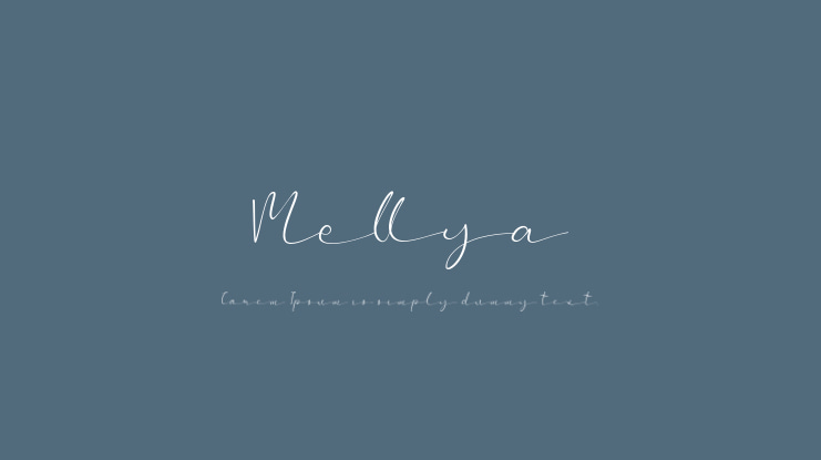 Mellya Font