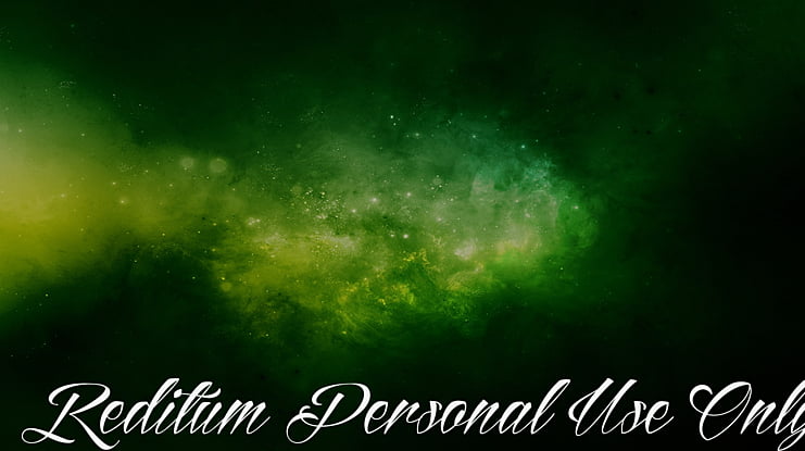 Reditum Personal Use Only Font