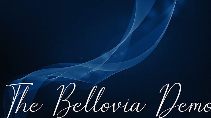 The Bellovia Demo Font