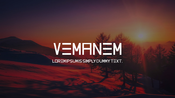 vemanem Font