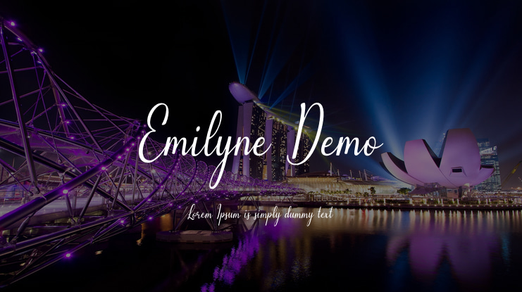Emilyne Demo Font