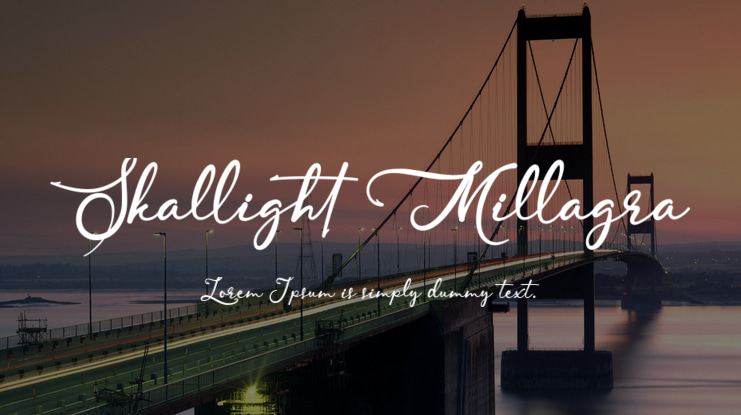 Skallight Millagra Font