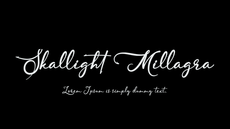 Skallight Millagra Font