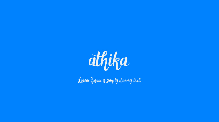 athika Font