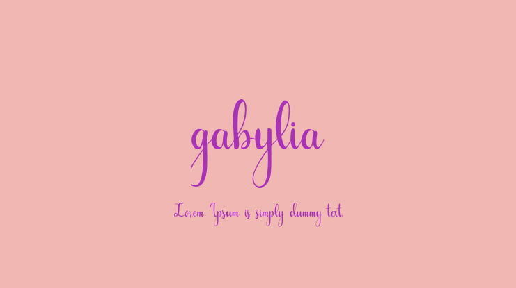 gabylia Font
