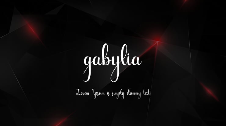 gabylia Font