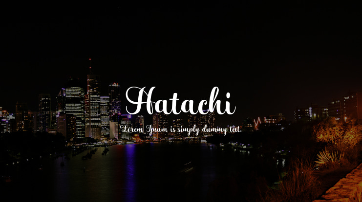 Hatachi Font