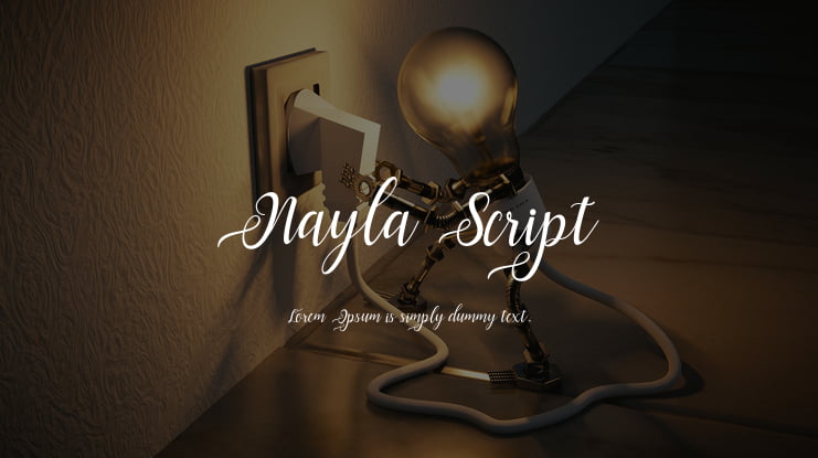 Nayla Script Font