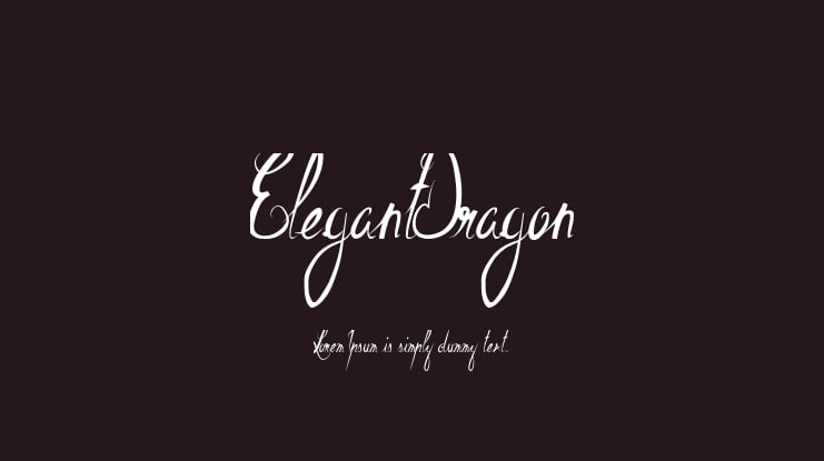 ElegantDragon Font Family