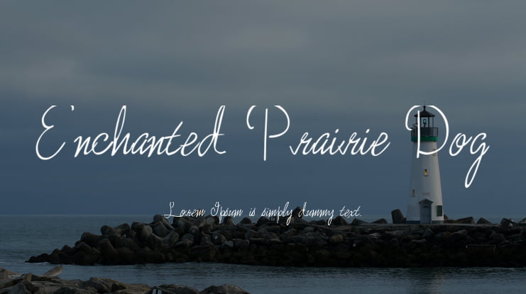 Enchanted Prairie Dog Font Family