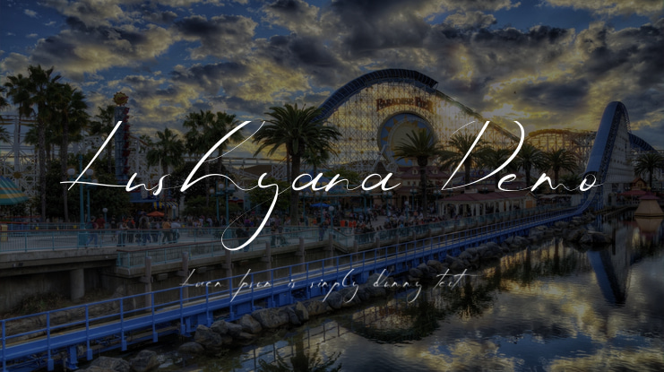 Lushyana Demo Font