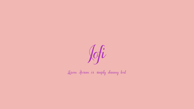 Jofi Font