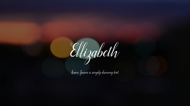 Ellizabeth Font