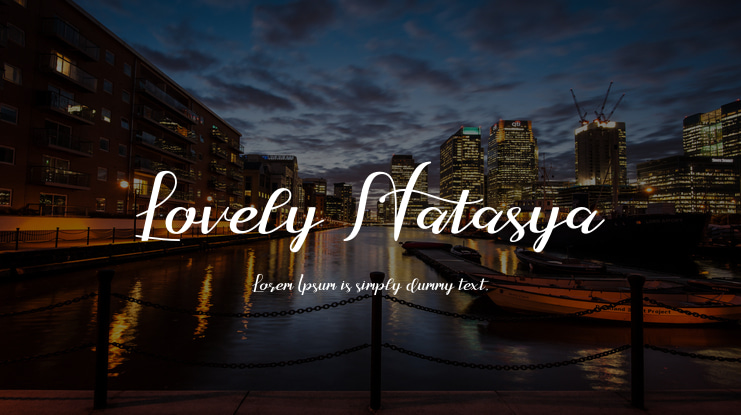 Lovely Natasya Font