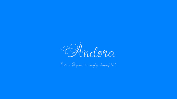 Andora Font