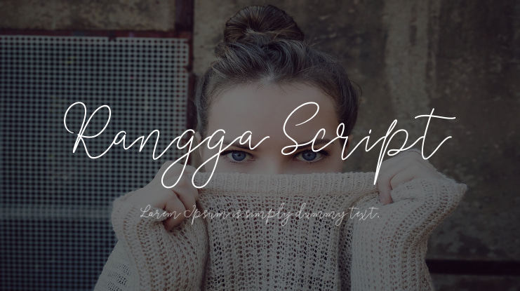 Rangga Script Font