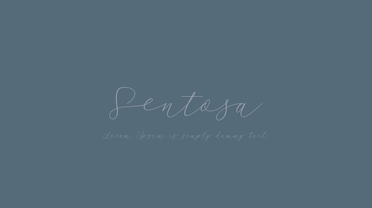 Sentosa Font