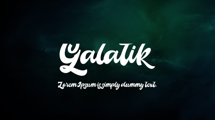 Galatik Font