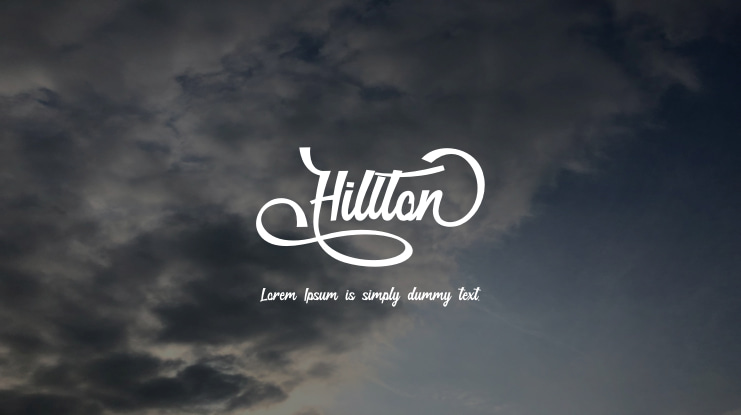 Hillton Font