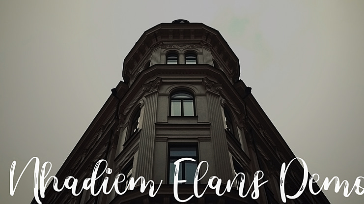 Nhadiem Elans Demo Font