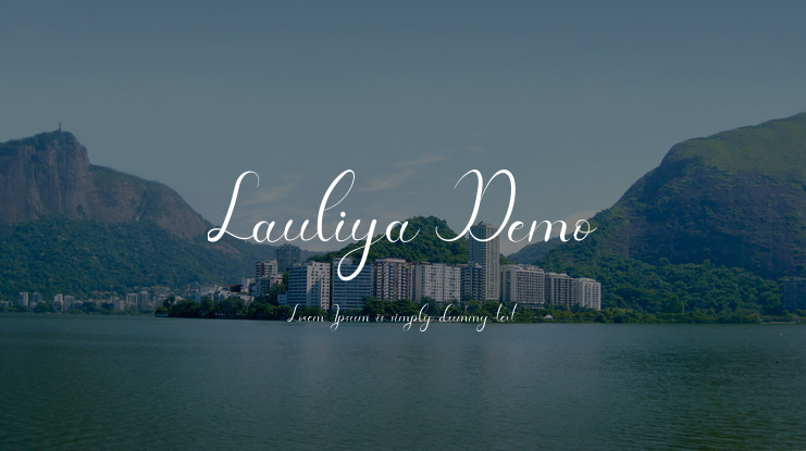 Lauliya Demo Font
