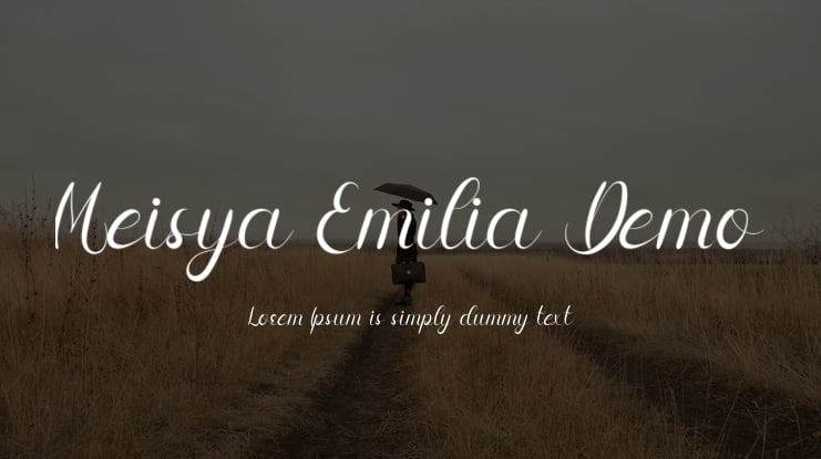 Meisya Emilia Demo Font