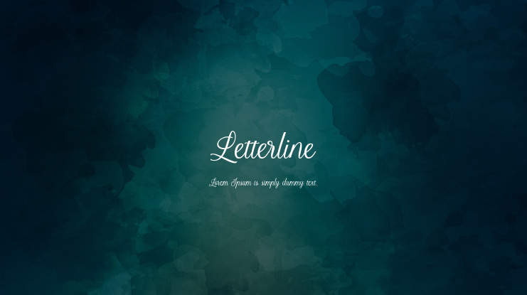 Letterline Font
