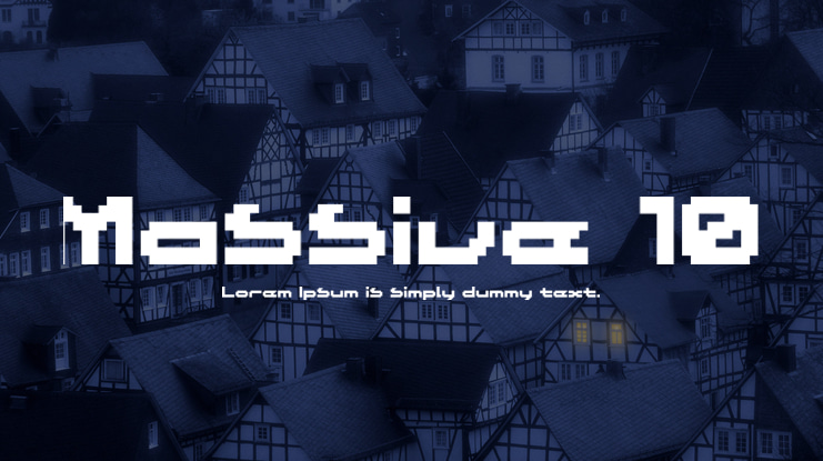 Massive 10 Font Family