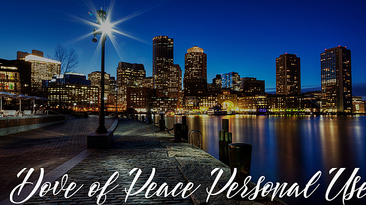 Dove of Peace Personal Use Font Family