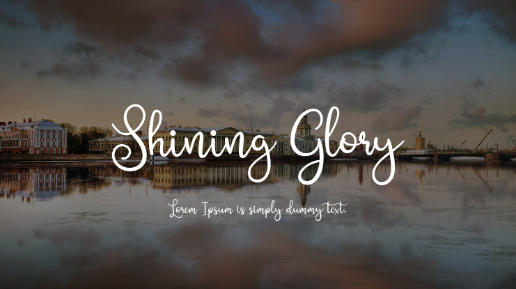Shining Glory Font