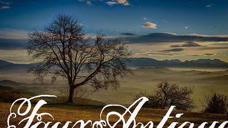 FauxAntique Font