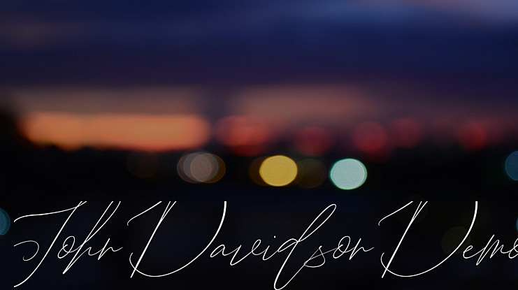 John Davidson Demo Font