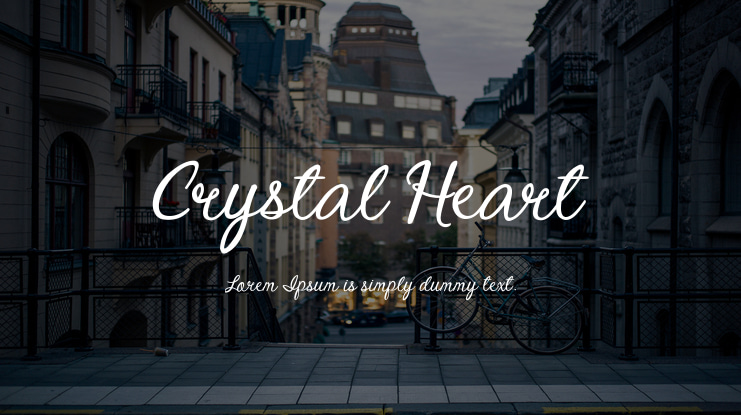 Crystal Heart Font