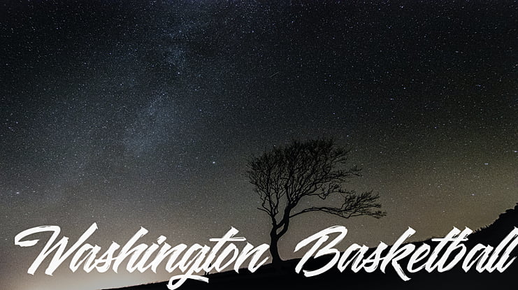 Washington Basketball Font