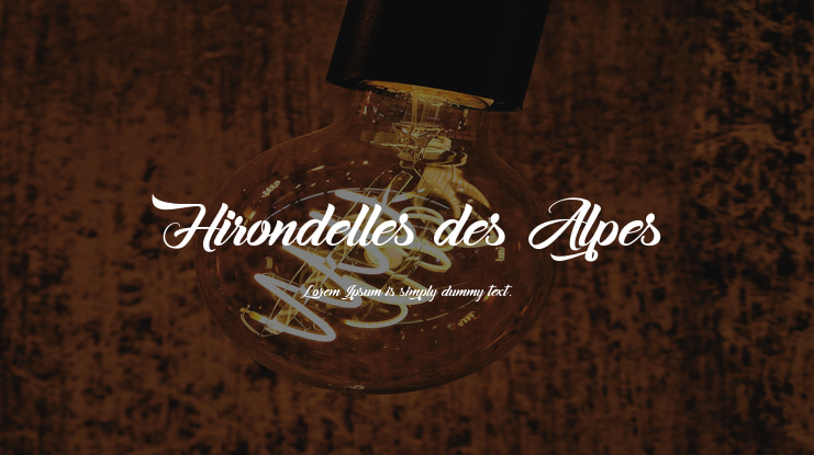 Hirondelles des Alpes Font