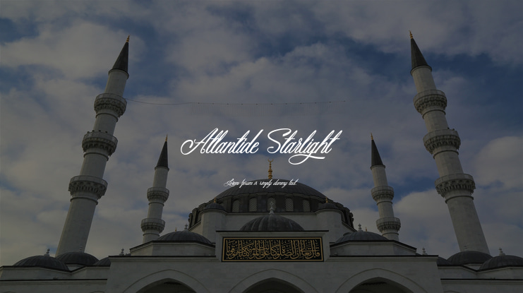 Atlantide Starlight Font