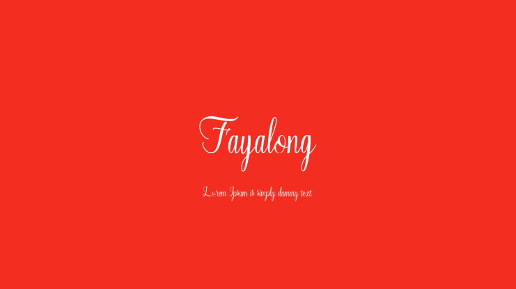 Fayalong Font