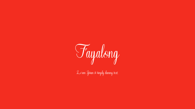 Fayalong Font