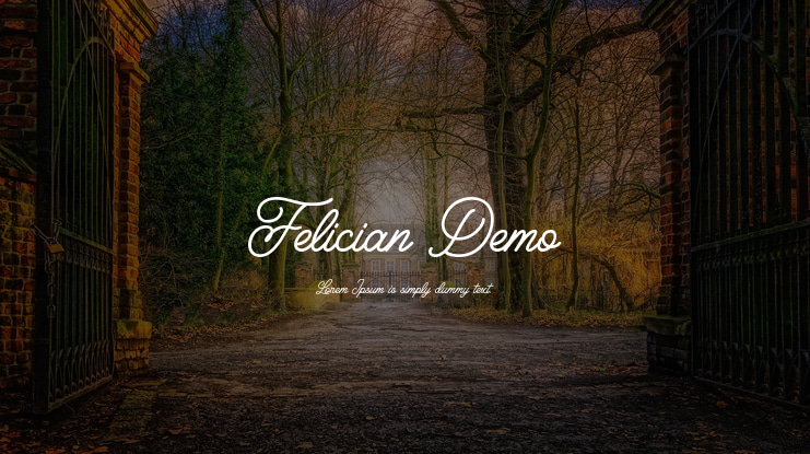 Felician Demo Font