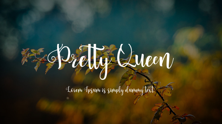 Pretty Queen Font