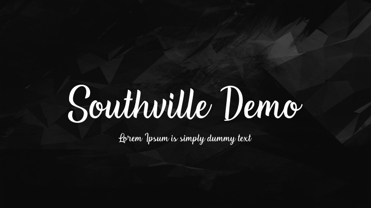 Southville Demo Font