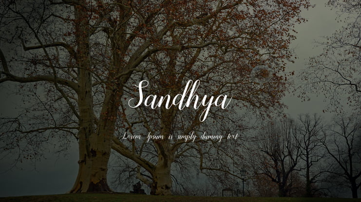 Sandhya Font