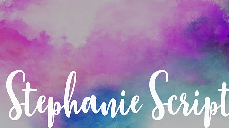 Stephanie Script Font
